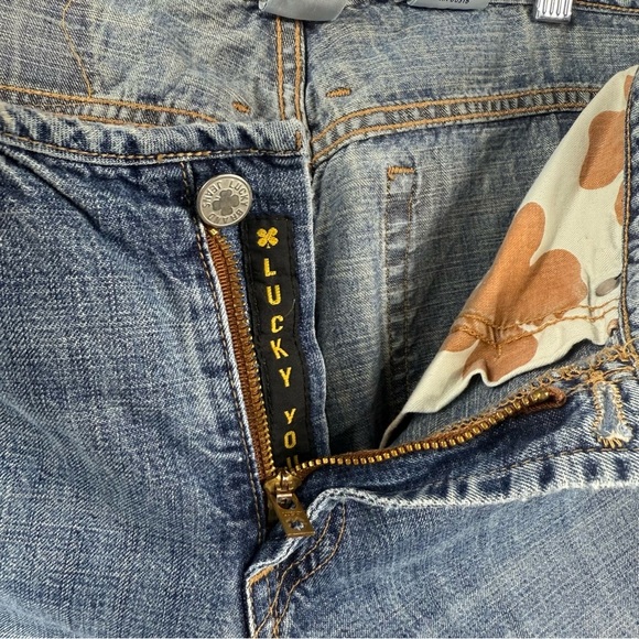 Lucky Brand Vintage Dungarees Tour Jeans Size 4/27 - Picture 7 of 8